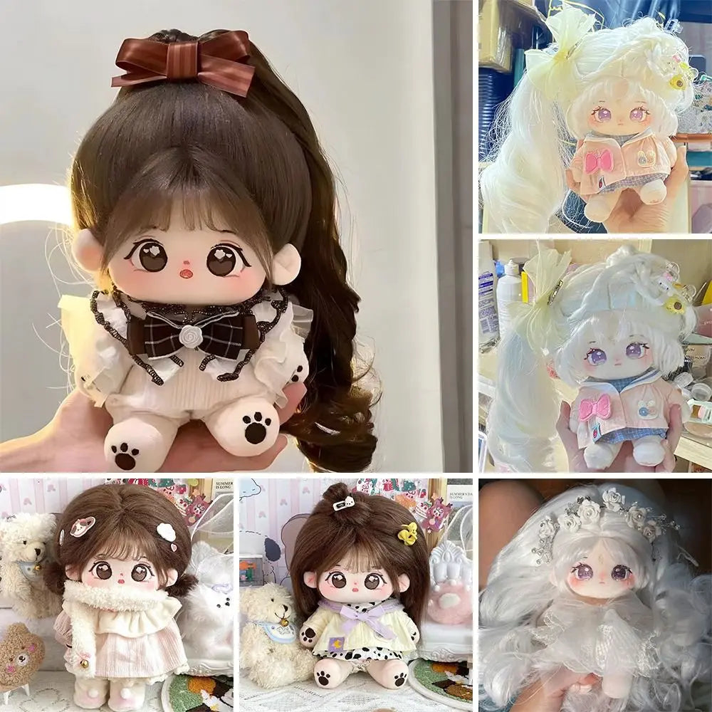 20cm Dress Up Baby Clothes Cotton Doll Can Change Clothes With Skeleton Figure Dolls Big Eyes Naked Baby Doll Collection Gift