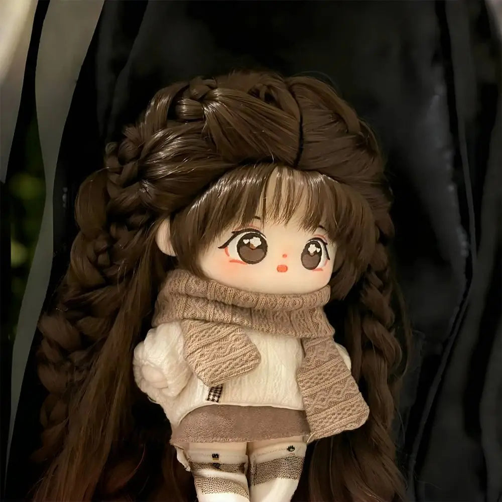 20cm Dress Up Baby Clothes Cotton Doll Can Change Clothes With Skeleton Figure Dolls Big Eyes Naked Baby Doll Collection Gift